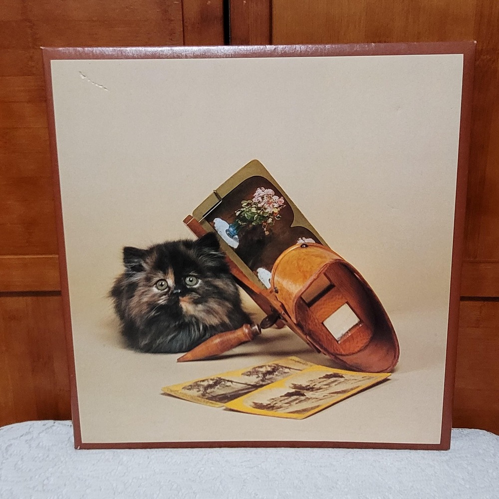 Vintage Hallmark Photo Album Easy Stick Pages 16 Page‎ Cat Photos